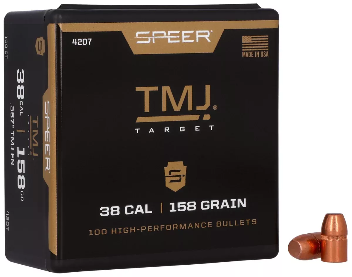 Speer 4207 TMJ38Cal 158gr Total Metal Jacket 100 Per Box/5 Case