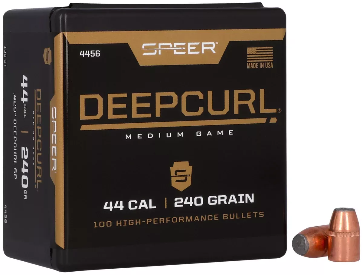 Speer 4456 DeepCurl44 Cal .429 240 gr Soft Point 100 Per Box/ 10 Case