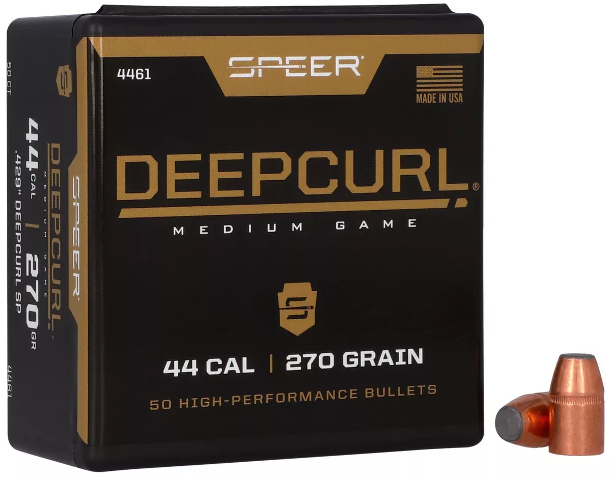 Speer 4461 DeepCurl44Cal 270gr Soft Point 50 Per Box/5 Case