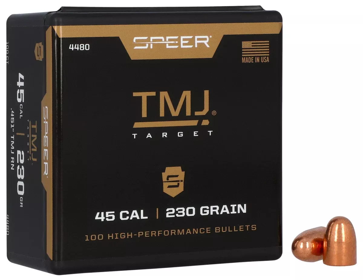 Speer 4480 TMJ45Cal 230gr Total Metal Jacket 100 Per Box/5 Case
