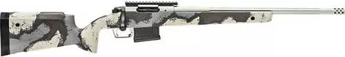 Springfield 2020 Waypoint Bolt Action Rifle 6mm Creedmoor 20" Barrel (1)-5Rd Magazine Ridgeline Camouflage Synthetic Stock Stainless Finish