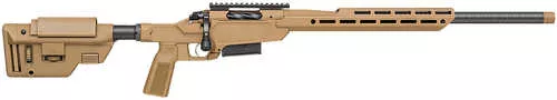 Springfield Armory 2020 Heatseeker 6.5 Creedmoor 5+1 22" Carbon Fiber Threaded Barrel, Coyote Brown Cerakote Stainless Steel Receiver w/Picatinny Rail, M-LOK Handguard, Bravo B5 CPS Coyote Brown Polymer Stock, B5 P Type 23 Grip