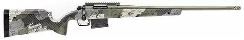 Springfield Armory BAW92265CMG Model 2020 WayPoint6.5 Creedmoor 5+1 Cap 22" Mil-Spec Green Cerakote Rec/Barrel Evergreen Camo Carbon Fiber Hybrid Profile with M-LOK Stock Right Hand (Full Size)