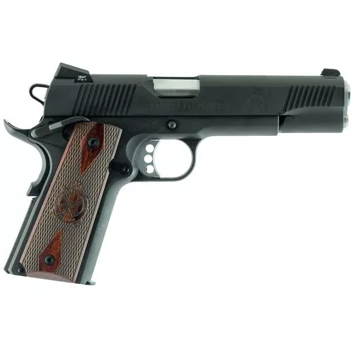 Springfield Armory PX9109LCA 1911 Loaded *CA Compliant 45 ACP 5" 7+1 Black Parkerized Carbon Steel Crossed Cannon Cocobolo Grip
