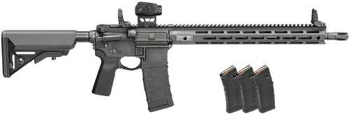 Springfield Armory SAINT Victor V2 Gear Pac 5.56 NATO 30+1 16" Black Melonite Barrel, Black Hardcoat Anodized Aluminum Receiver w/Picatinny Rail, M-LOK Handguard, B5 Enhanced SOPMOD Black Polymer Stock, B5 P Type 23 Grip