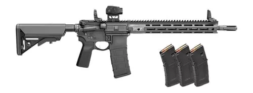 Springfield Armory STV914556BV2B5PAC SAINT Victor V2 Gear Pac 5.56 NATO 30+1 14" Black Melonite Barrel, Black Hardcoat Anodize Aluminum Receiver w/Picatinny Rail, M-LOK Handguard, B5 Enhanced Sopmod B