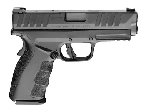 Springfield Armory XDDG9101BM4 XD MOD4 9mm Luger 16+1 4" Black Melonite Steel Barrel & Optic Ready/Serrated Slide, Black Polymer Frame w/Picatinny Rail, Textured Grip