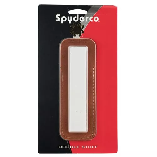 Spyderco 303MF Double Stuff Sharpening Stone Ceramic Stone Medium, Fine