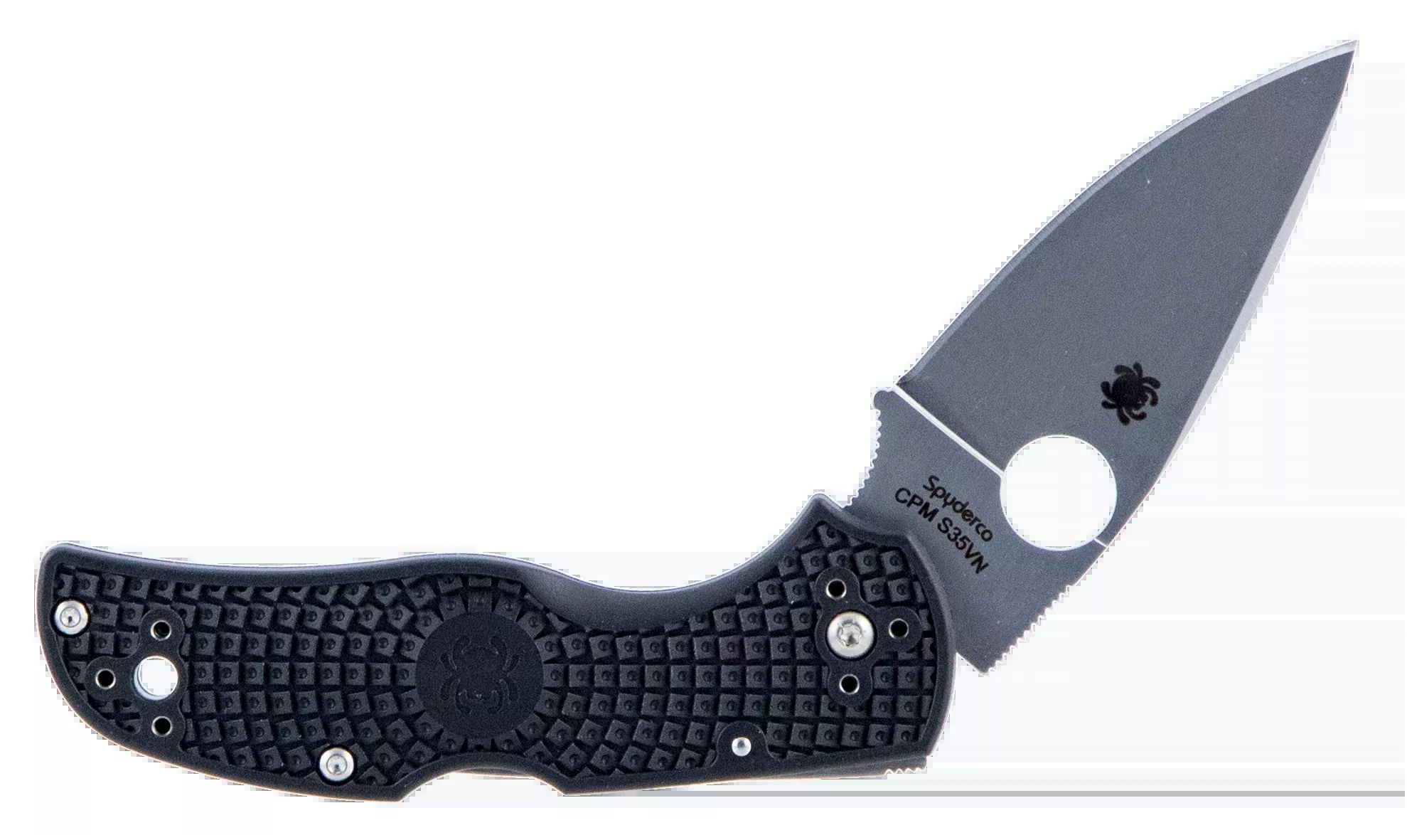 Spyderco Native 5 Lightweight 2.95" Spear Point Plain Edge CPM S35VN Black FRN Folding Knife