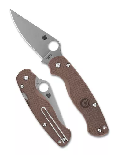 Spyderco PM2 Lightweight CPM 15V Sprint Run - Brown FRN - C81PBN15V2