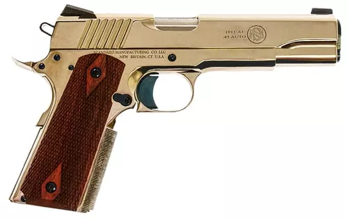 STD MANF 1911 45ACP 5" NICKEL 7RDS