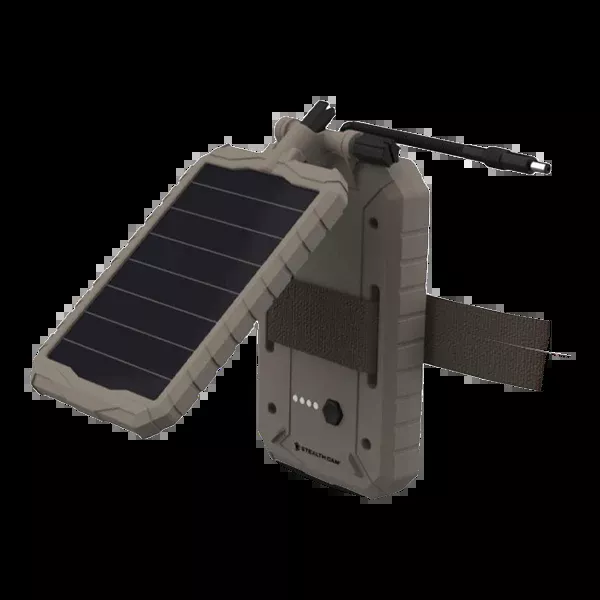 Stealth Cam STCSOLP3X10 Solar Power Panel 3000mAh 12V Weatherproof