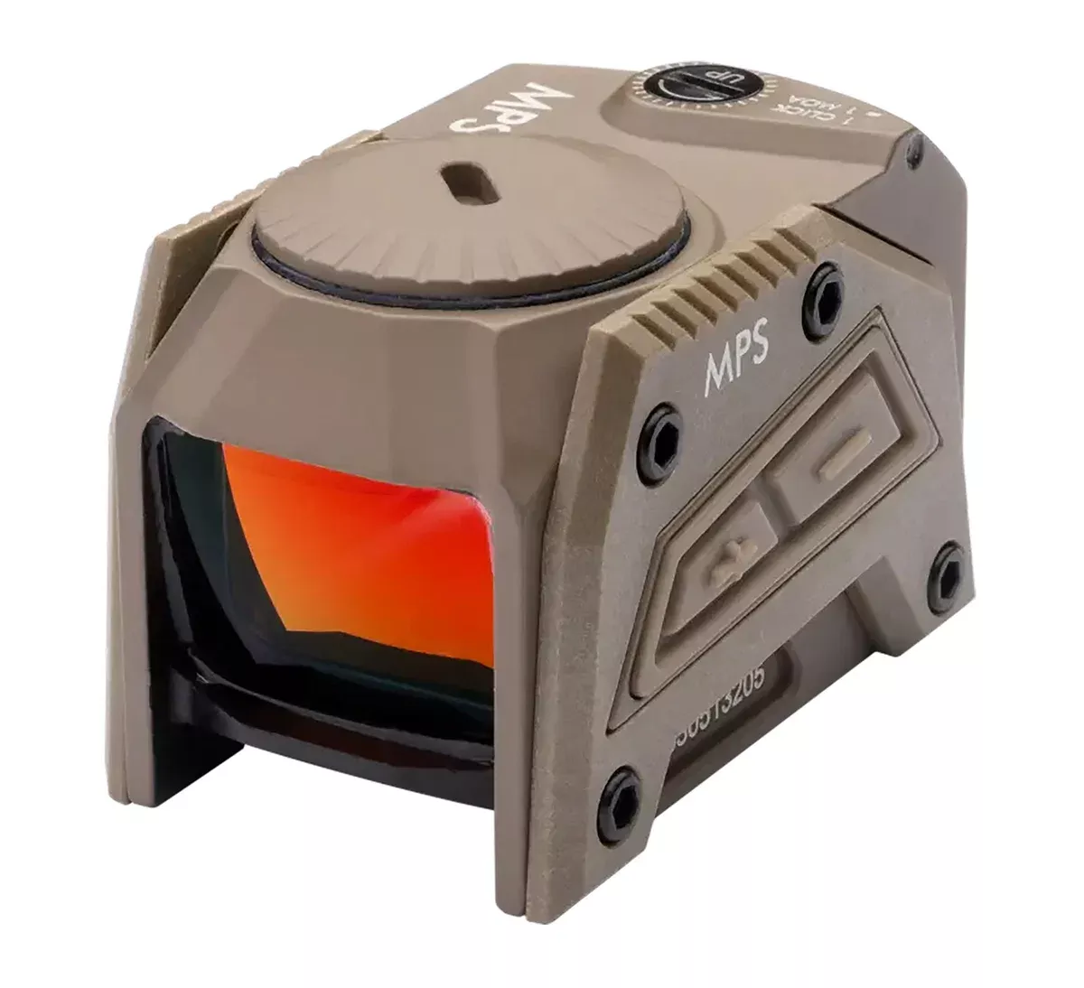 Steiner 8700-MPSFDE Micro Pistol SightFlat Dark Earth 1x20mmx16mm, 3.3 MOA Red Dot Reticle, ACRO Footprint