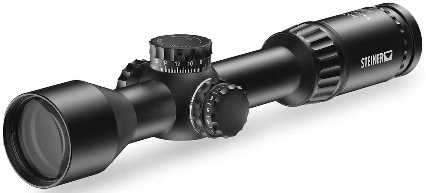 Steiner 8782 H6XiBlack 2-12x42mm 30mm Tube, Illuminated STR-MIL Reticle