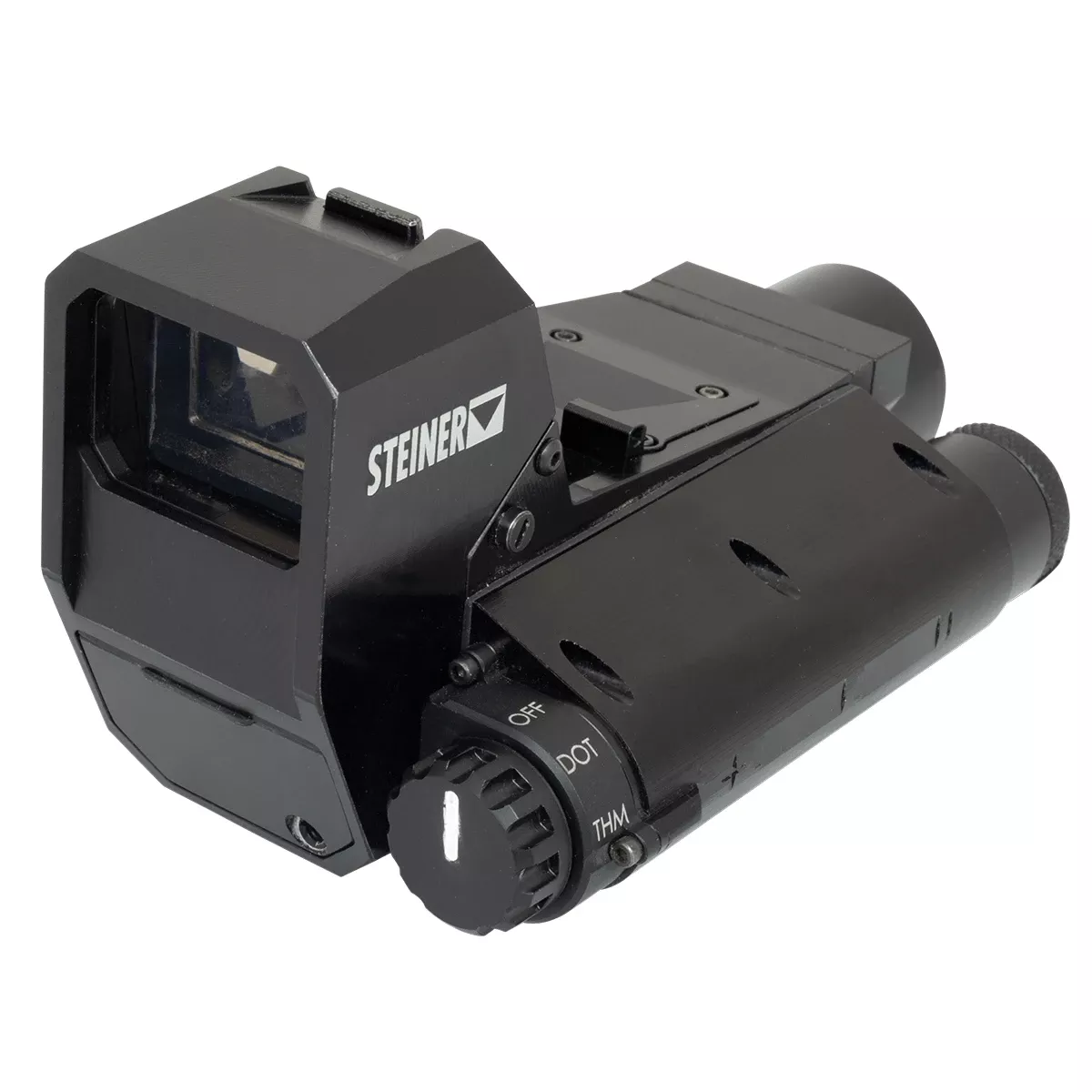 Steiner CQT Red Dot/Thermal Sight Rifle 1-4x18mm 2.5 MOA Illuminated Red Multi-Reticle/Thermal Mode Black Hardcoat Anodized