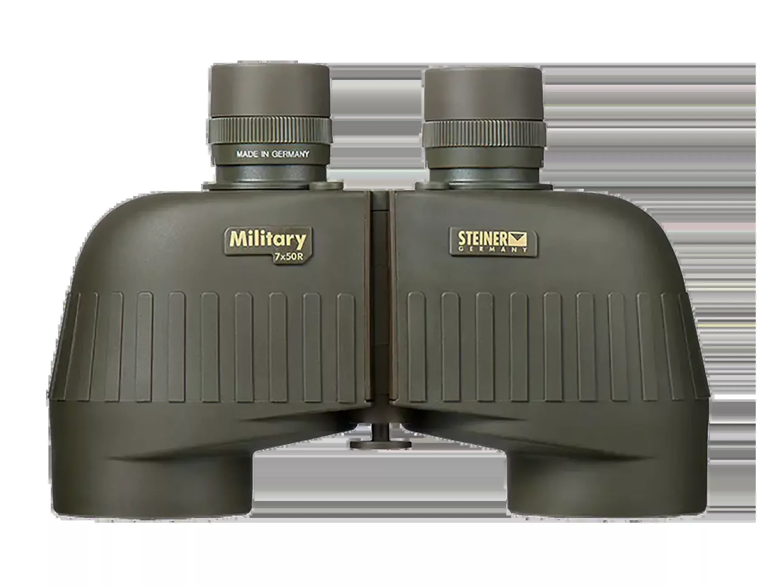 Steiner M750r 7x50mm Range Finding Reticle Floating Prism Binocular - Green Rubber Armor