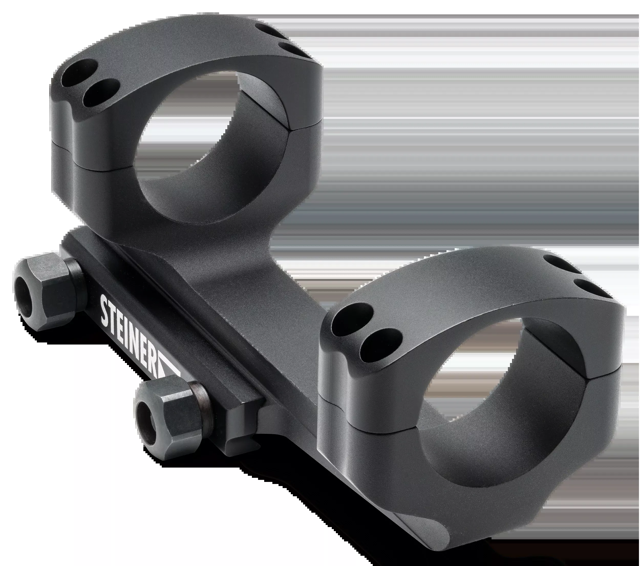 Steiner P-Series 30mm Cantilever Scope Mount/Ring Combo 1.43" High - Matte Black