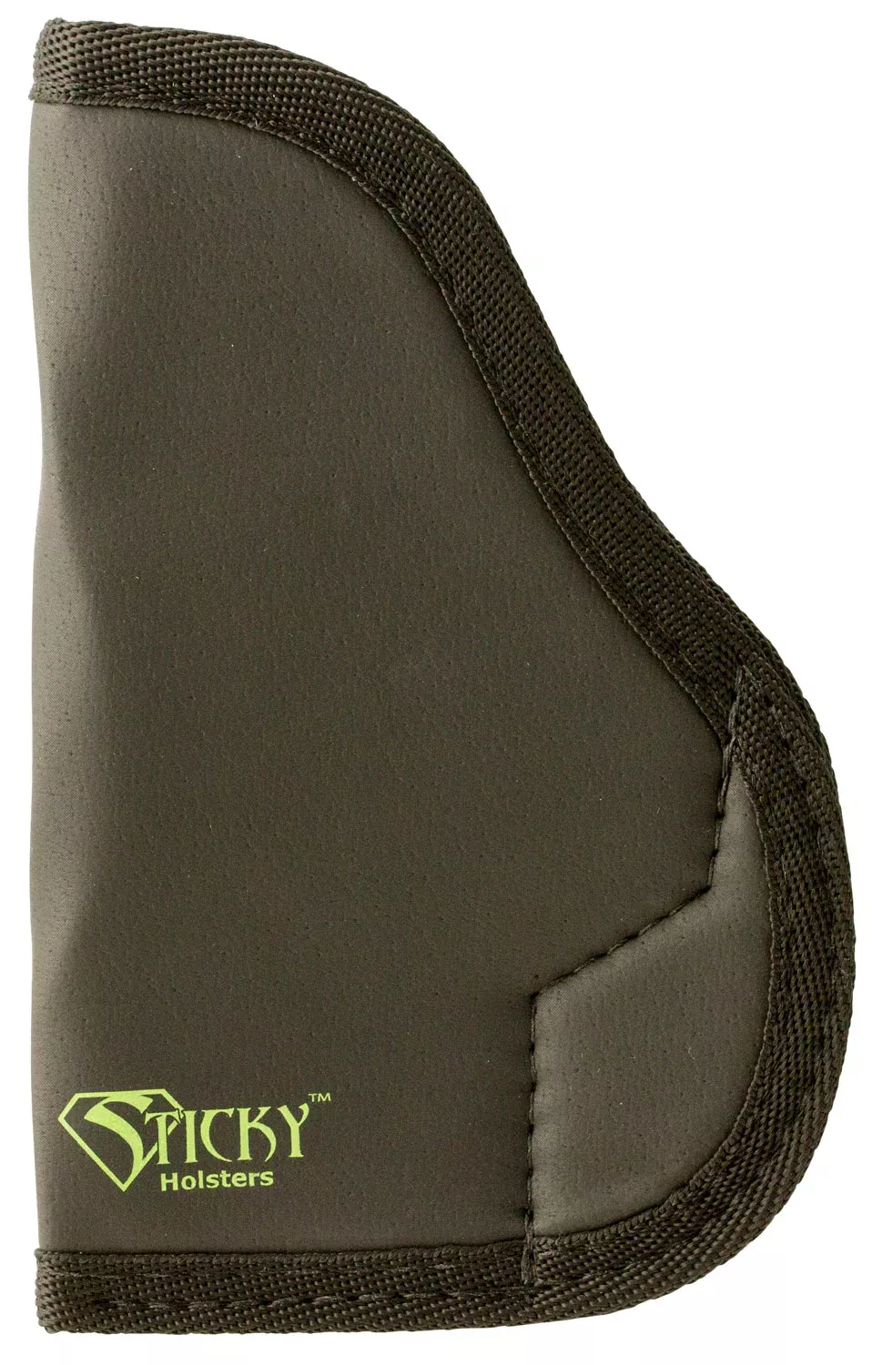 Sticky Holsters MD1 MD-1Black/Green Latex Free Rubber Fits Small 9mm Ambidextrous