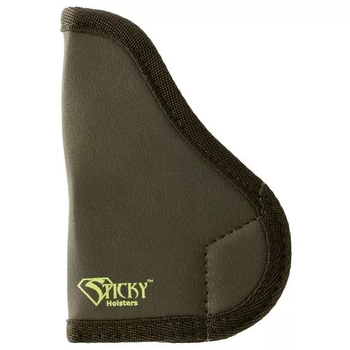 Sticky Holsters MD4 MD-4 Black/Green Latex Free Rubber Fits Med Semi-Auto Ambidextrous