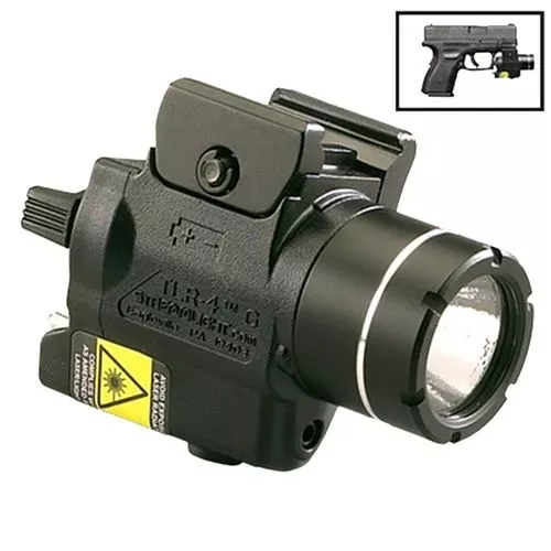 Streamlight 69245 TLR-4GTac Light White LED 160 Lumens CR2 Lithium Battery Black Polymer with Green Laser