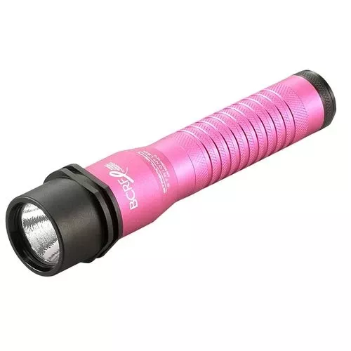 Streamlight 74361 Strion375/175/80 Lumens C4 LED Aluminum Pink Lithium Ion with 120V AC/12V DC Smart Charger & PiggyBack Holder