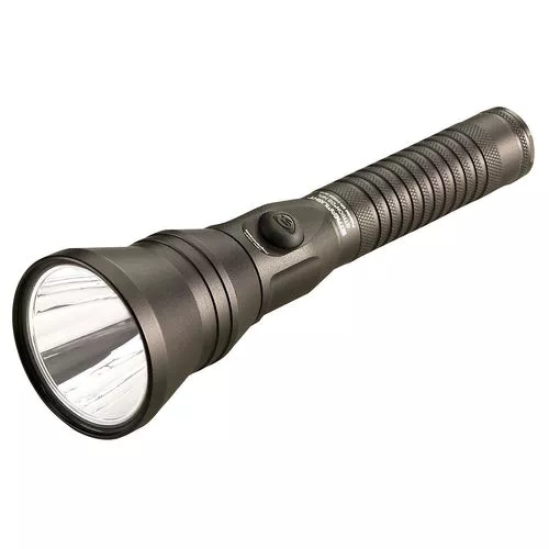 Streamlight 74819 Strion DS HPL 700/300/40 Lumens LED Aluminum Black Anodized Lithium Ion with 120V AC/12V DC Smart Charger Piggy Back Holder
