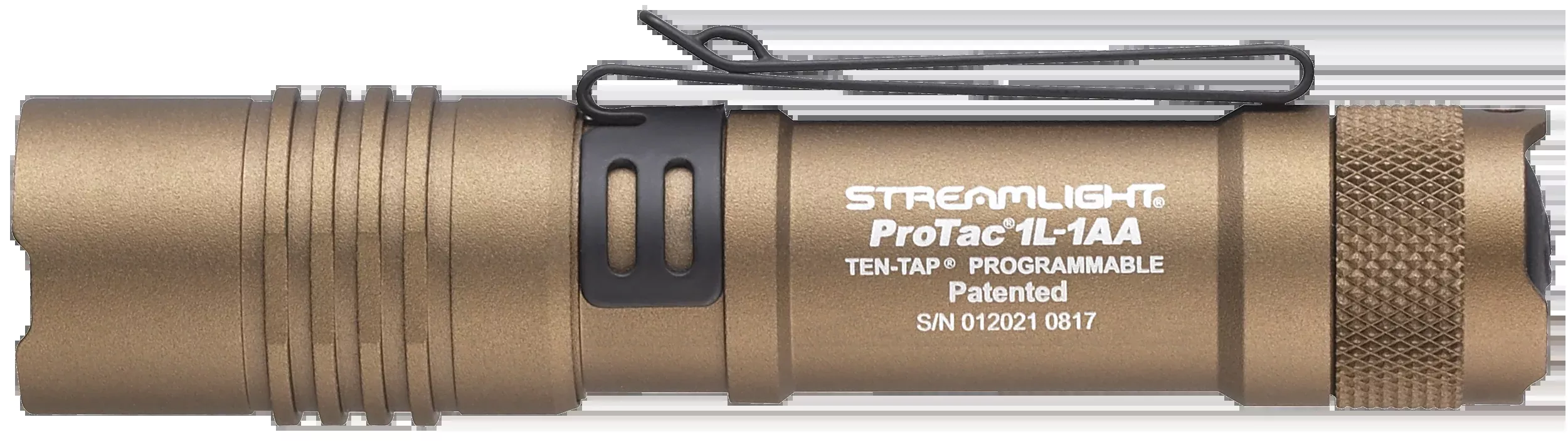 Streamlight ProTac 1L-1AA 40/150/350 Lumens C4 LED Coyote 4.25" EDC Flashlight