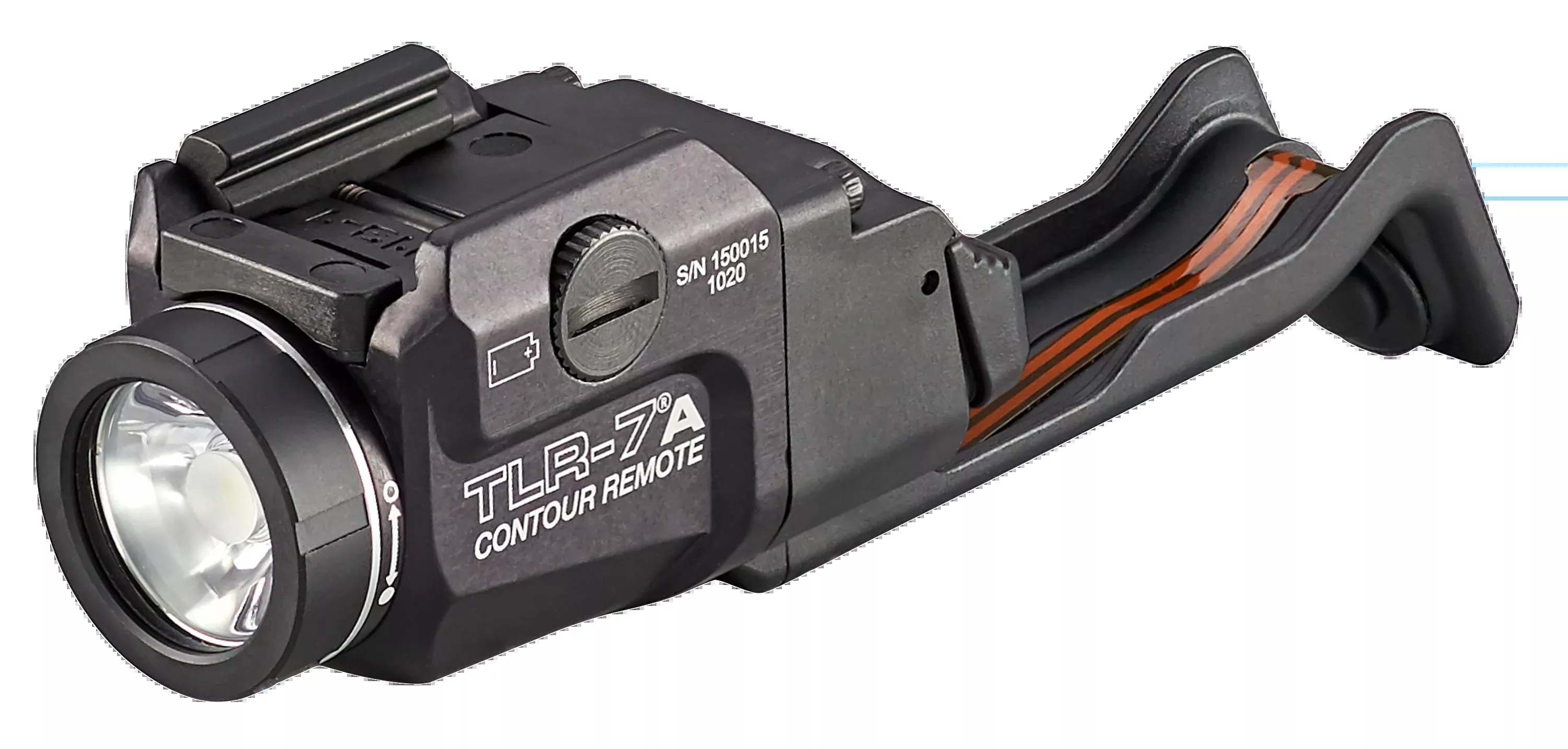 Streamlight TLR-7X Contour Remote 500 Lumens White LED Weapon Light - Glock Gen 4/5 - Black Anodized