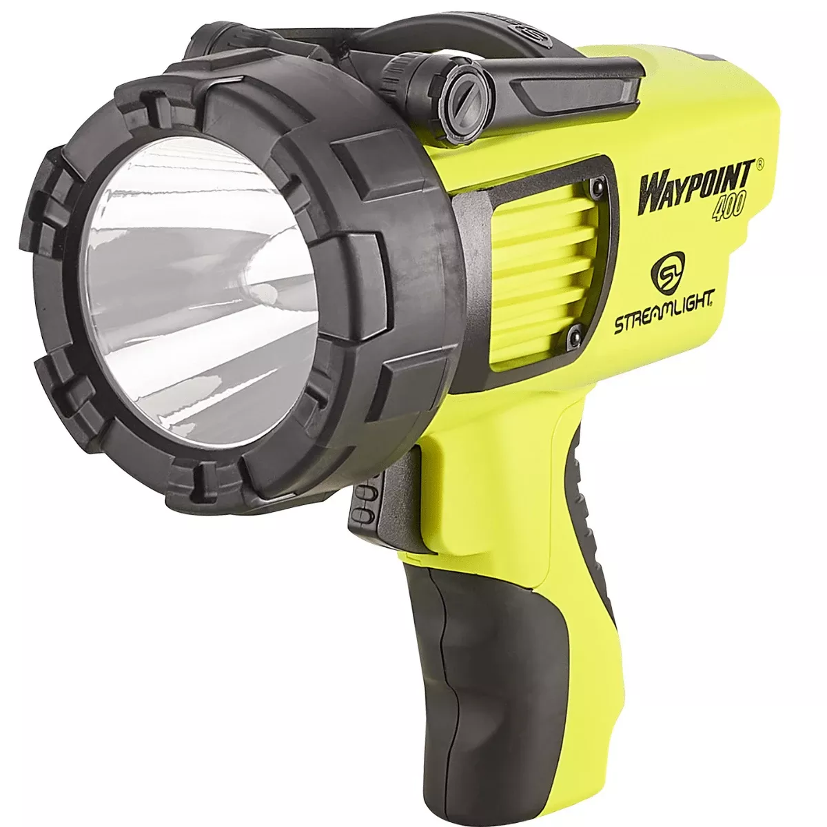 Streamlight WayPoint 400 Spotlight, Yellow Polycarbonate 38/600/1400 Lumens White LED 1,265 Meters - 44910