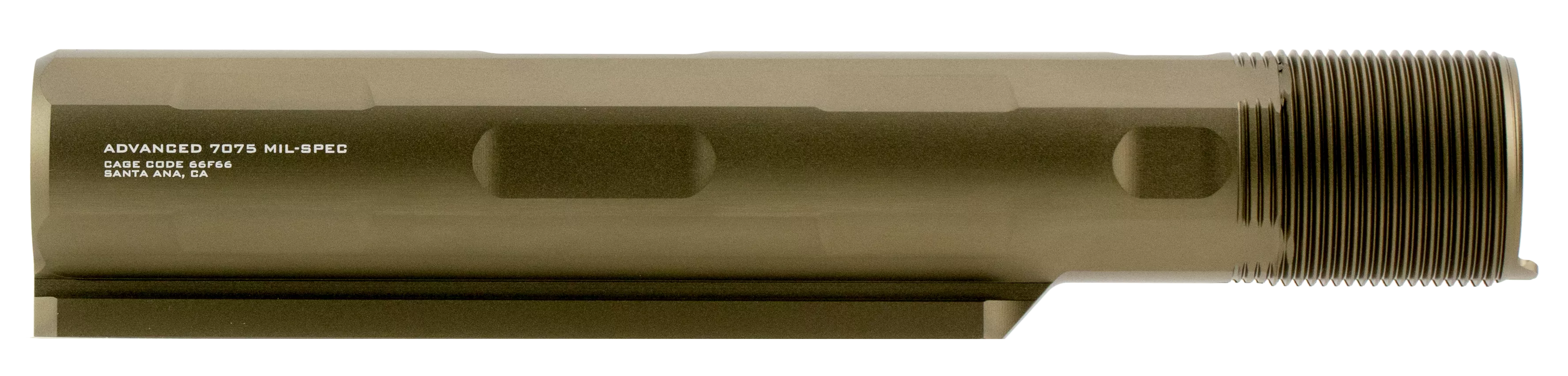 Strike ARARET7FDE Advanced Receiver ExtensionAR-15, AR-10 Flat Dark Earth Aluminum