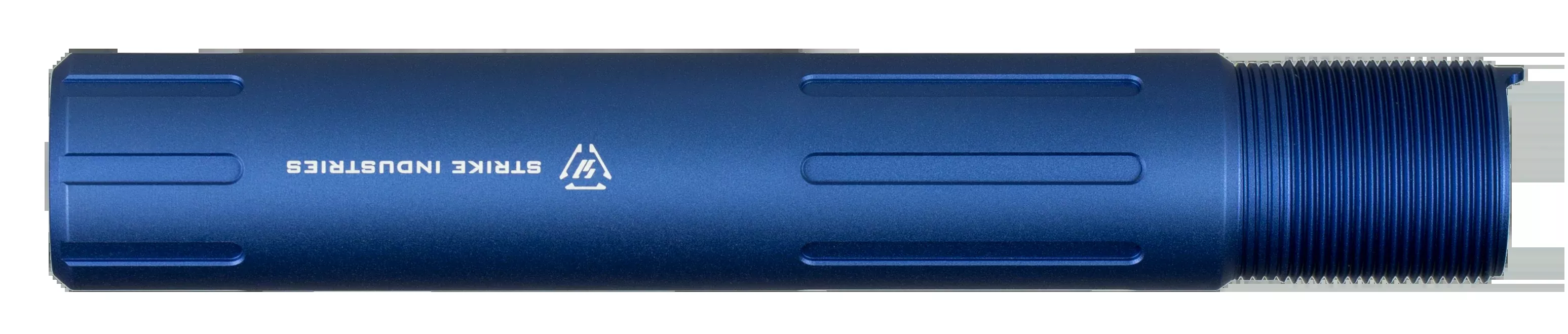 Strike Industries AR-15 Carbine Length Pistol Buffer Tube Blue Anodized 7075-T6 Aluminum