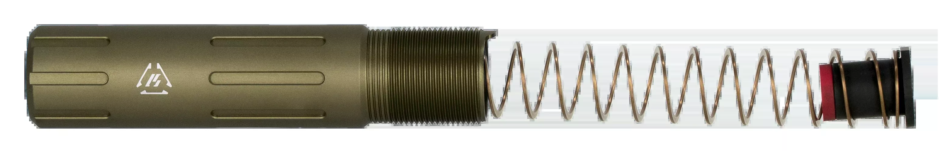 Strike Industries AR Pistol Slick Buffer Tube 7075-T6 Aluminum Flat Dark Earth