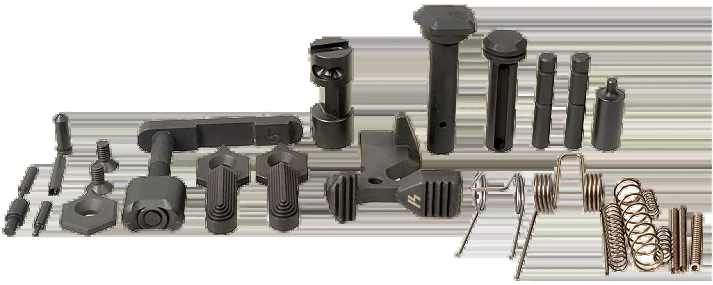 Strike Industries Enhanced AR-10 Lower Parts Kit - 6061-T6 Aluminum, Black