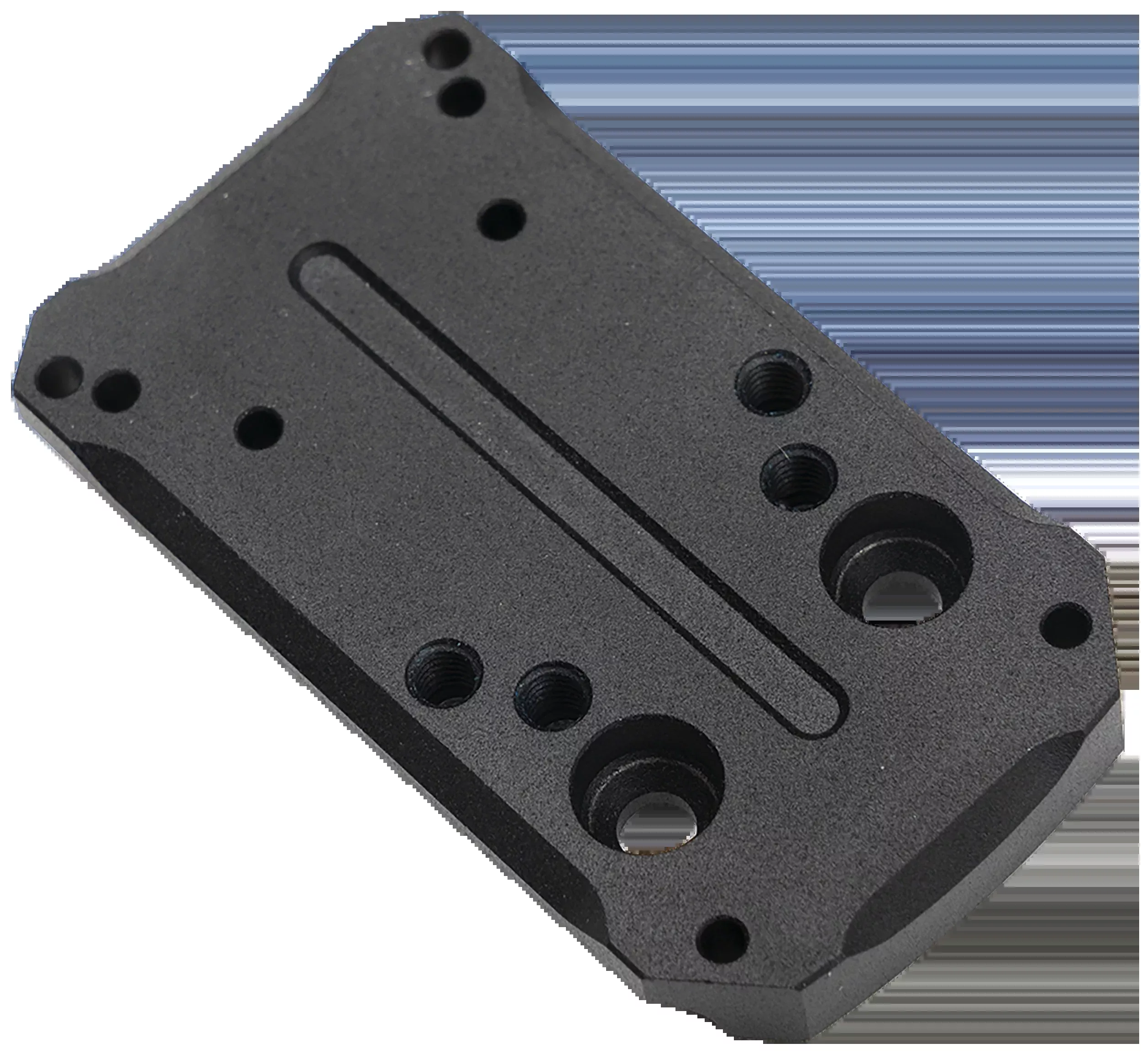 Strike Industries LITESLIDE G43 MRDS Adapter Plate Black 1.85" 6061-T6 Aluminum - Glock 43/43X/48 Gen 3-5