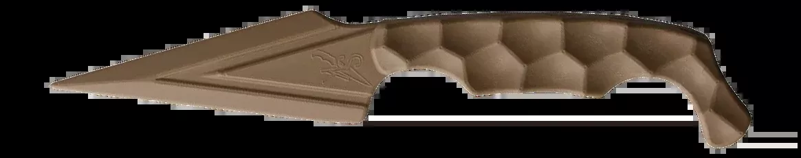 Stroup Knives ULNM 3.75" Fixed Blade Dagger Plain Edge Zytel - FDE