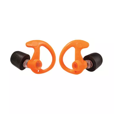 SureFire EP10 Sonic Defenders Ultra Max Reusable Earplugs 30 dB NRR Memory Foam Tips Medium Clear - EP10-MPR