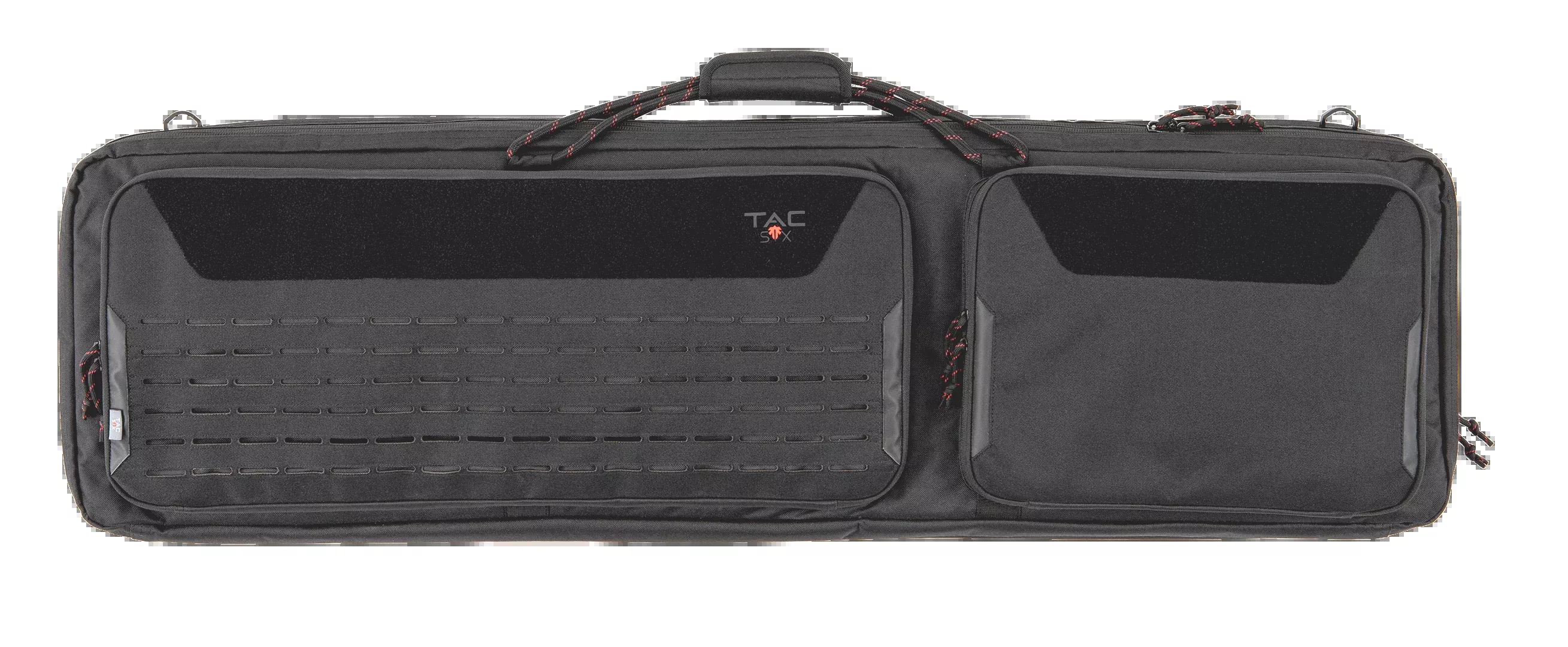 Tac Six 10832 Unit 46" 2-Rifle Tactical Case Black 600D Polyester