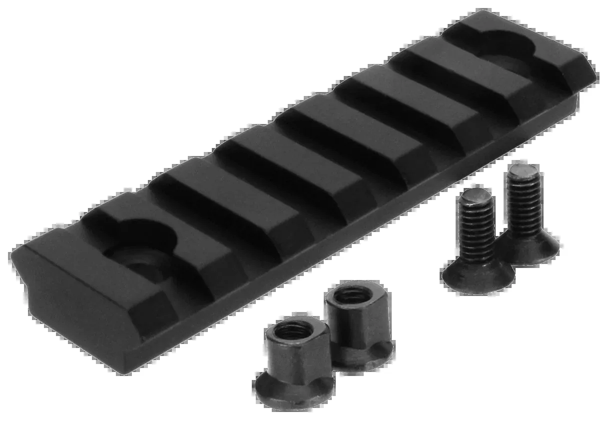 TacFire MAR102 KeyMod Picatinny Rail 3" 7-Slot Black