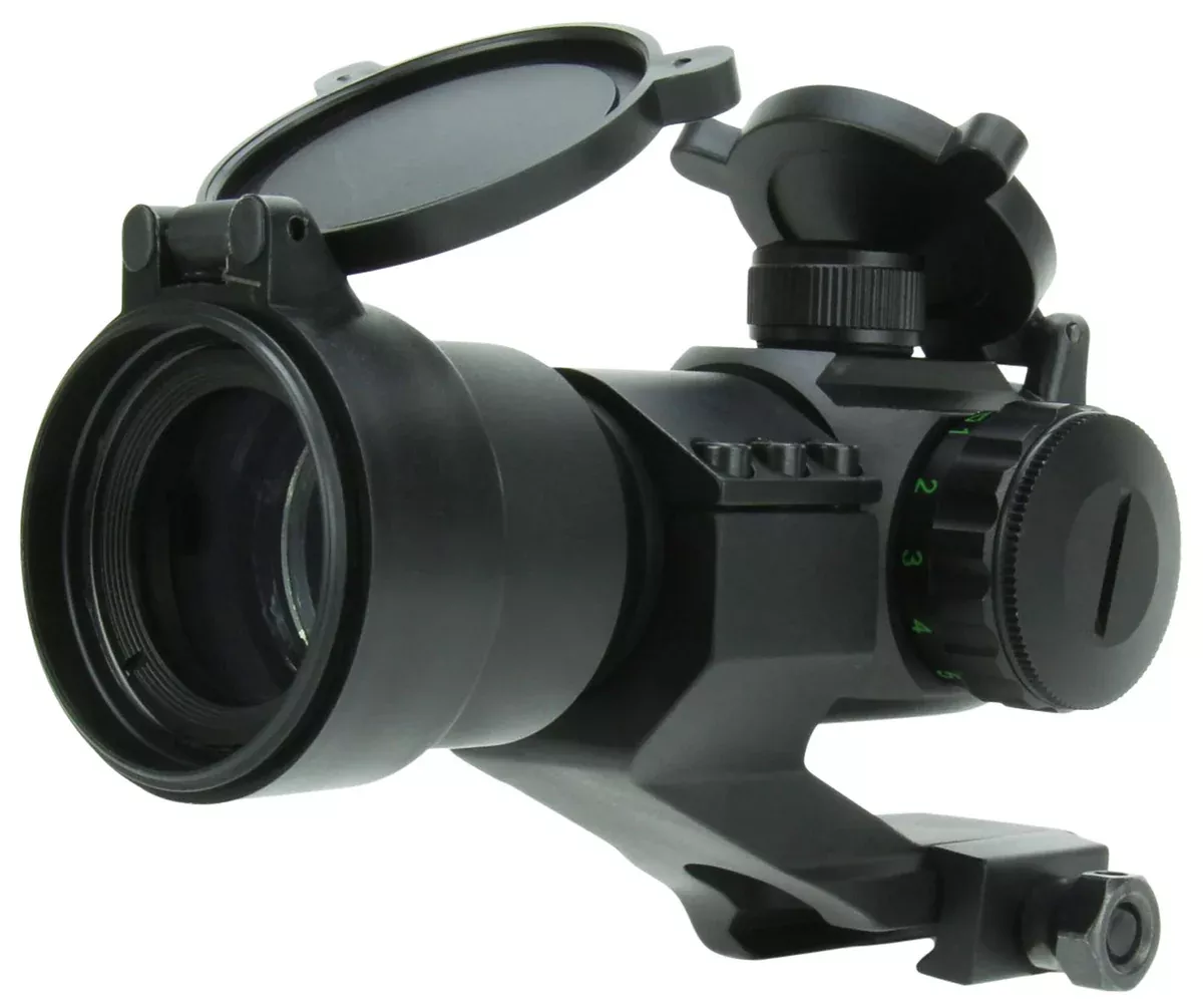TacFire RD004 1x30 Dual Illuminated Red/Green Dot SightBlack Anodized 1 x 30 mm 2 MOA Dot