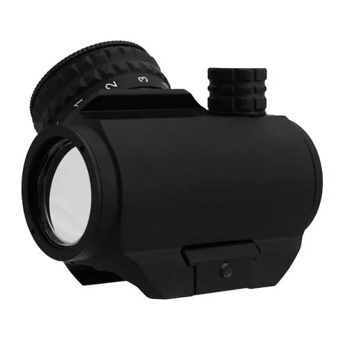 TacFire RD010 1x 20mm Obj 4 MOA Dual Illuminated Red/Green Dot Black Anodized CR2032 Lithium
