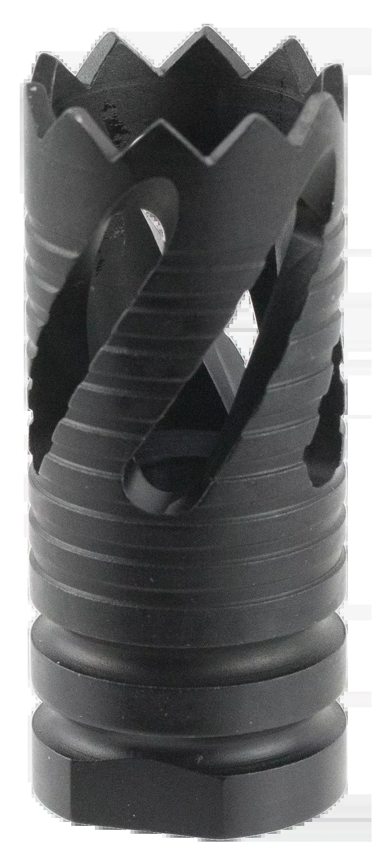 TacFire Thread Crown Muzzle Brake 308 Win 5/8x24 Black Oxide Steel - 2.05" OAL