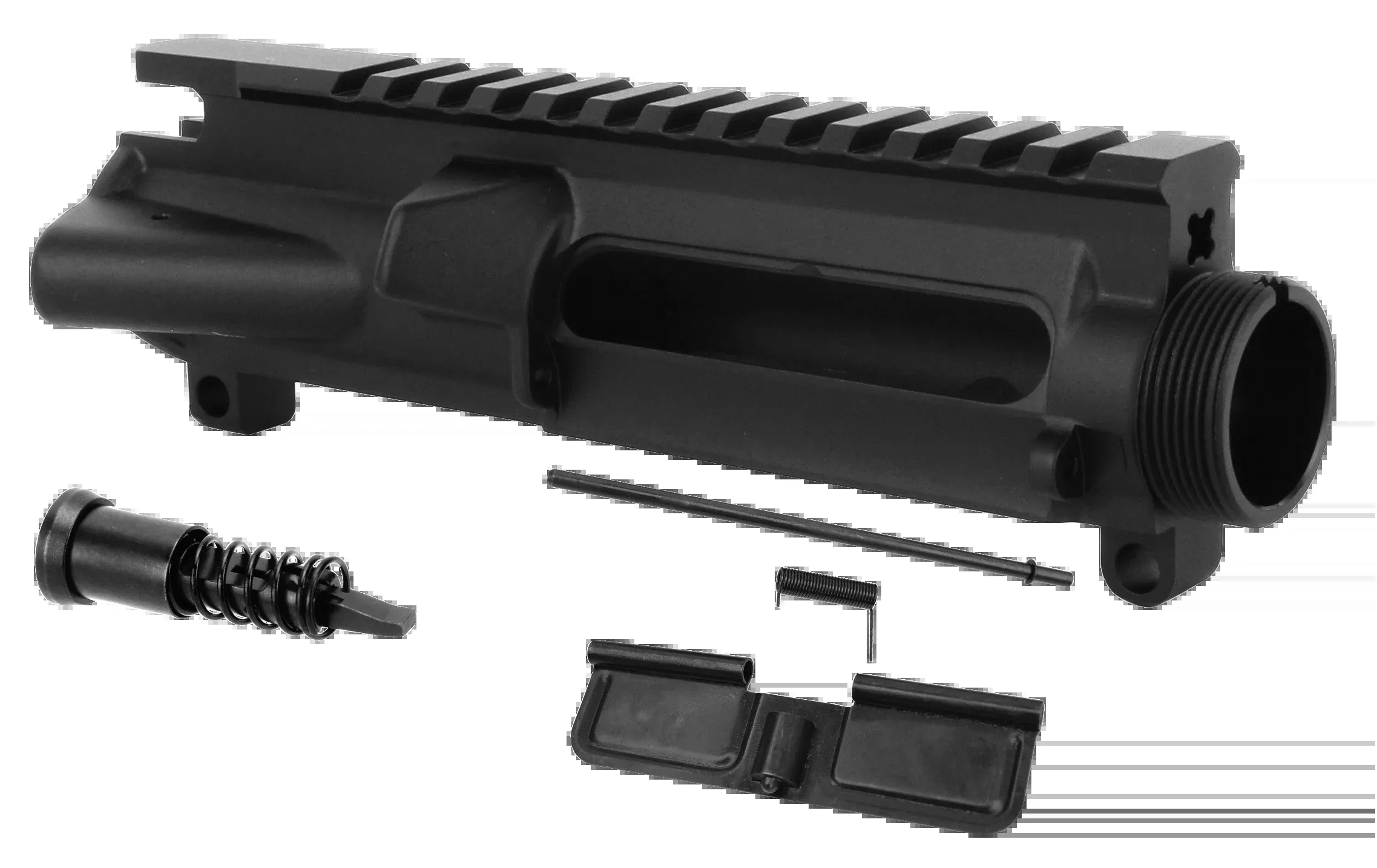 TacFire UP01C AR-15 5.56x45mm NATO 7075-T6 Aluminum Black Anodized Stripped Upper Receiver