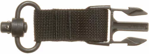 TACSHIELD (Military Prod) T6093Bk QD Sling Attachment For QD Push Button Black Webbing