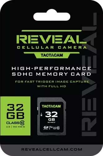 Tactacam REVEAL Full Size 32GB SD Card Class 10