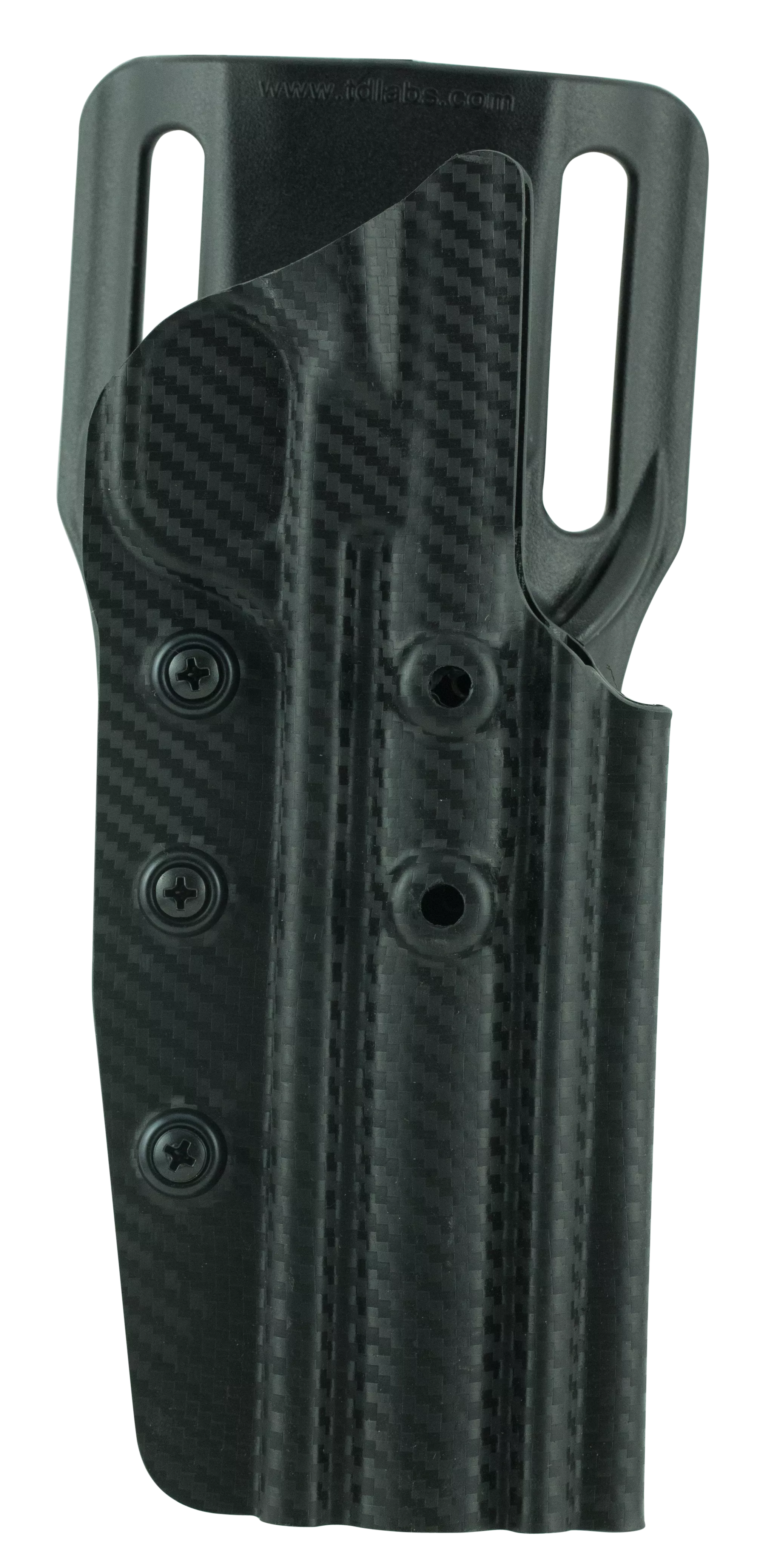 Tactical Solutions HOLBML Trail-Lite Low Ride OWB Black Carbon Fiber Thermoplastic Belt Slide Fits Browning Buck Mark Ambidextrous