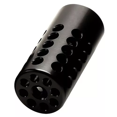 Tactical Solutions PLCMPMB Pac-Lite OD Compensator 22 LR, Ruger 22/45, Ruger Mark I, II, III, IV Matte Black Aluminum 1/2"-28 tpi