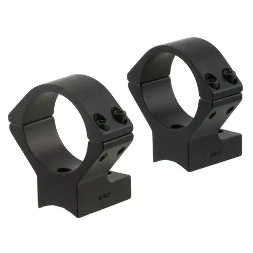 Talley 730734 Light Weight Ring/Base Combo Low 2-Piece Base/Rings For Weatherby Vanguard Black Matte Anodized Finish 30mm Diameter