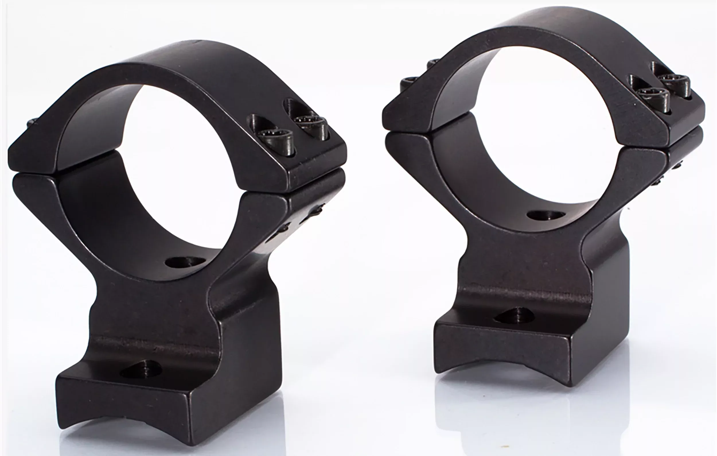 Talley 740706 Scope Mount/Ring Combo 30mm Medium Rings Weatherby Mark V Non-Magnum - Black Anodized