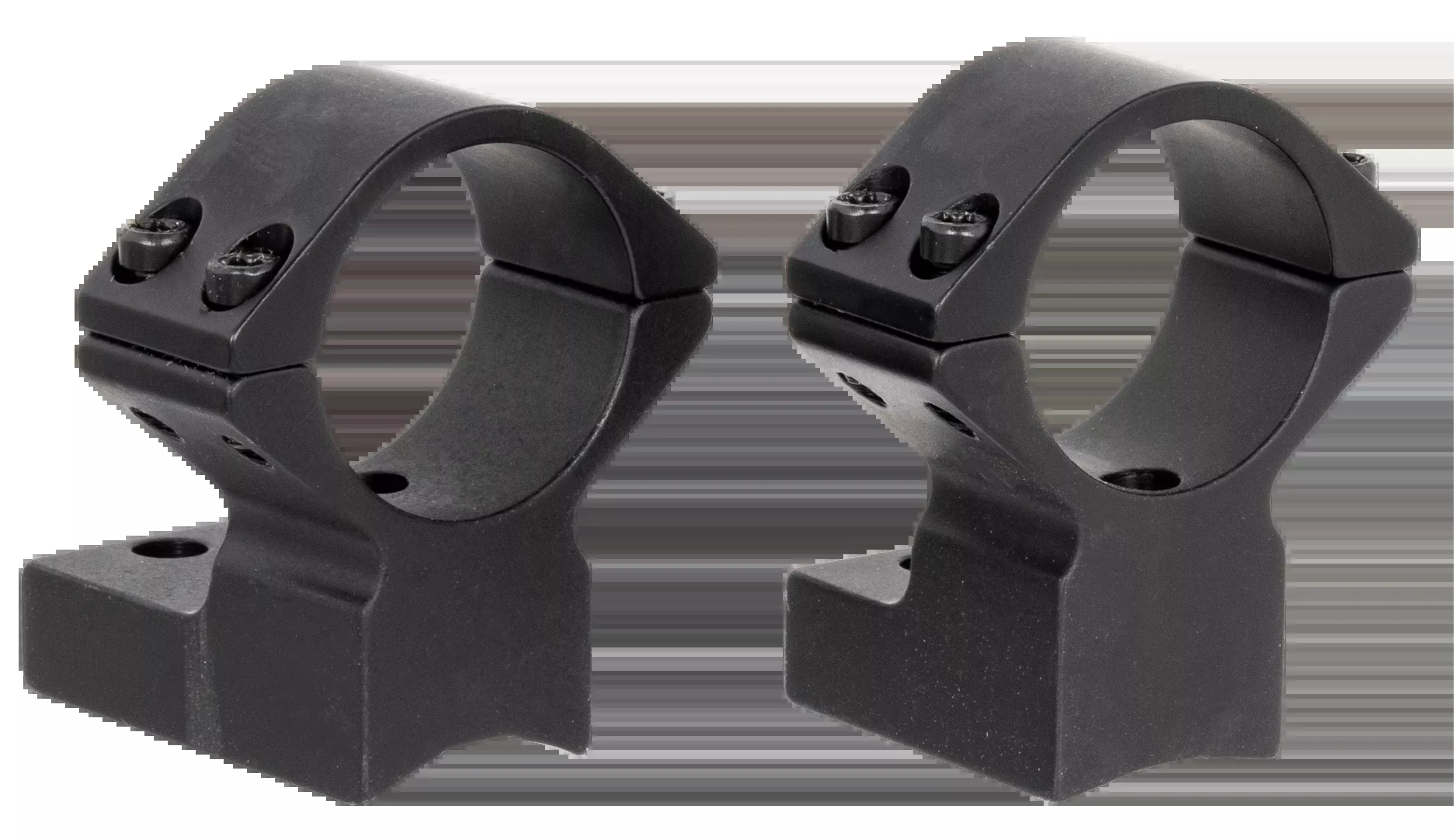 Talley 95X702 Scope Mount/Ring Combo 1" Tube Winchester Model 70 High Rings 0 MOA - Black Anodized