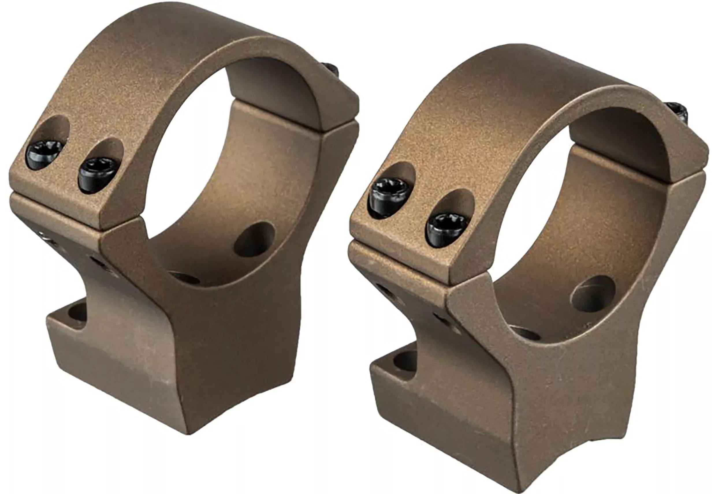Talley HC750735 Scope Mount/Ring Combo 30mm Tube Browning X-Bolt High Rings 0 MOA - Burnt Bronze Aluminum